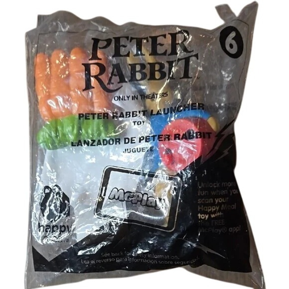 Peter Rabbit McDonald's Toy, 2018, New